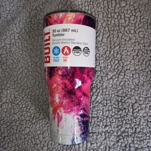 BUILT 30oz Pink and Purple Marble Tumbler